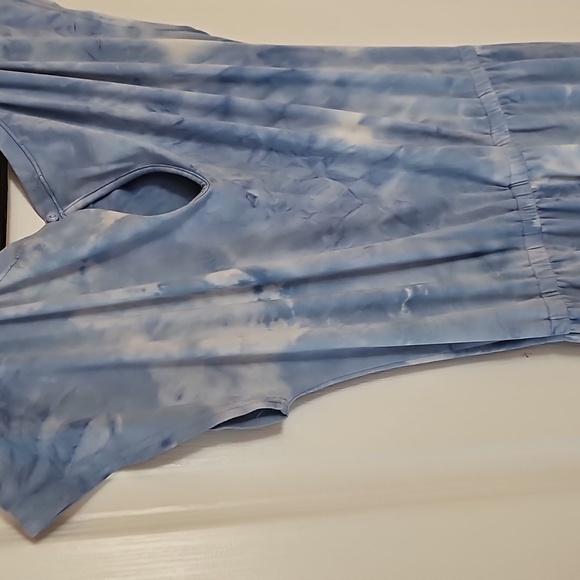Prettygarden Sz S Blue Tie-Dye Jumpsuit - Picture 9 of 9